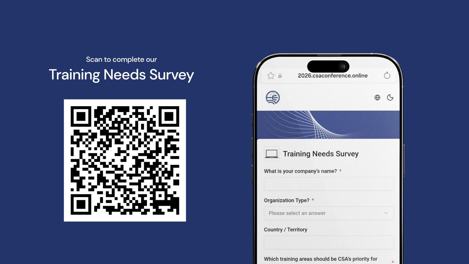CSA Survey QR code