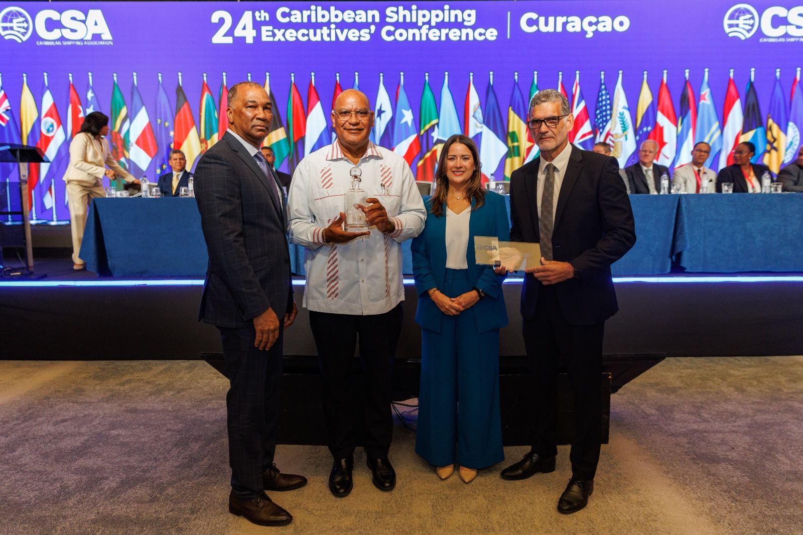 FLTR: William Brown, Charles Cooper, Maria del Mar Rodriguez, Humberto de Castro